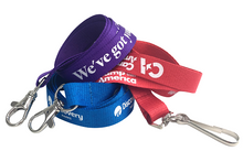 Load image into Gallery viewer, Custom Printed Lanyard Aquarius Premium 20mm PRINTED "Very Popular" with Logo