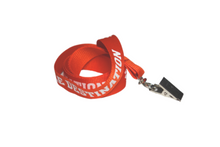 Load image into Gallery viewer, Custom Printed Lanyard 20mm Screen Printed Alligator Clip with Logo