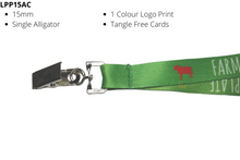 Load image into Gallery viewer, Lanyard 15mm Premium Full Colour Alligator Clip