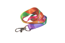 Load image into Gallery viewer, Custom Printed Lanyard 15mm Premium Full Colour Carabiner Clip with Logo