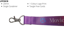 Load image into Gallery viewer, Lanyard 20mm Premium Full Colour Carabiner Clip