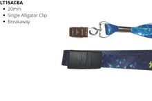 Load image into Gallery viewer, Local Taurus Lanyard 15mm Full Colour Alligator Clip & Breakaway