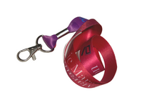 Load image into Gallery viewer, Custom Printed Local Taurus Lanyard 20mm Full Colour Carabiner Clip with Logo