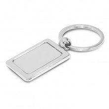 Load image into Gallery viewer, Rectangular Metal Key Ring