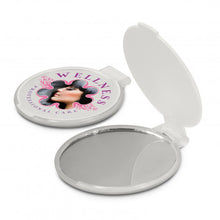 Load image into Gallery viewer, Custom Printed Compact Mirror with Logo