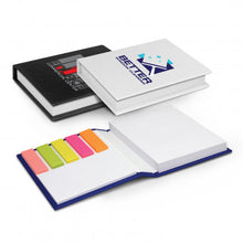 Load image into Gallery viewer, Custom Printed Hard Cover Notes and Flags with Logo