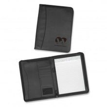 Load image into Gallery viewer, Custom Printed Bradford Zip Portfolio with Logo
