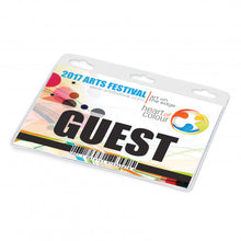 Load image into Gallery viewer, Custom Printed Clear Vinyl ID Holder with Logo