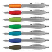 Load image into Gallery viewer, Custom Printed Vistro Pen - Silver Barrel with Logo