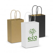 Load image into Gallery viewer, Custom Printed Paper Carry Bags Small with Logo