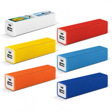 Load image into Gallery viewer, Custom Printed Tesla Power Bank with Logo