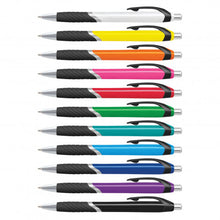 Load image into Gallery viewer, Custom Printed Jet Pen - Coloured Barrel with Logo