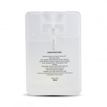Load image into Gallery viewer, Hand Sanitiser Card