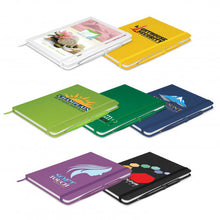 Load image into Gallery viewer, Custom Printed Omega Notebook With Pen with Logo
