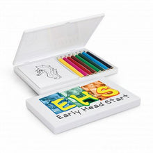 Load image into Gallery viewer, Custom Printed Playtime Colouring Set with Logo