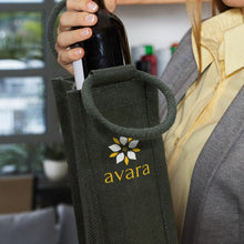Load image into Gallery viewer, Custom Printed Napoli Jute Wine Carriers with Logo