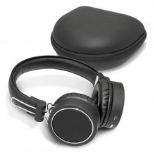 Load image into Gallery viewer, Custom Printed Cyberdyne Bluetooth Headphones with Logo