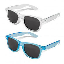 Load image into Gallery viewer, Custom Printed Malibu Premium Sunglasses - Translucent with Logo