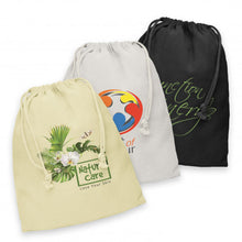 Load image into Gallery viewer, Custom Printed Cotton Gift Bags Large with Logo
