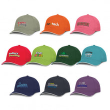 Load image into Gallery viewer, Custom Printed Swift Cap - White Trim with Logo