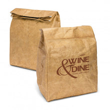 Load image into Gallery viewer, Custom Printed Kraft Cooler Lunch Bags with Logo
