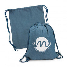 Load image into Gallery viewer, Custom Printed Devon Drawstrings Backpacks with Logo