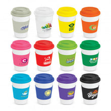 Load image into Gallery viewer, Custom Printed Aztec Coffee Cup with Logo