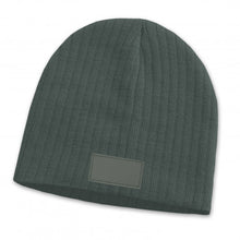 Load image into Gallery viewer, Nebraska Cable Knit Beanie with Patch