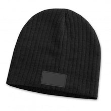Load image into Gallery viewer, Nebraska Cable Knit Beanie with Patch