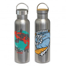 Load image into Gallery viewer, Custom Printed Nomad Deco Vacuum Bottle - Stainless with Logo