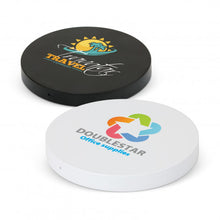 Load image into Gallery viewer, Custom Printed Vector Wireless Charger - Round with Logo