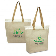 Load image into Gallery viewer, Custom Printed Marley Juco Tote Bags with Logo