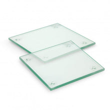 Load image into Gallery viewer, Venice Glass Coaster Set of 2 - Square