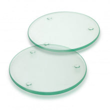 Load image into Gallery viewer, Venice Glass Coaster Set of 2 - Round