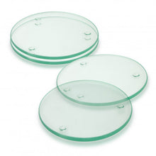 Load image into Gallery viewer, Venice Glass Coaster Set of 4 - Round