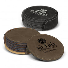 Load image into Gallery viewer, Custom Printed Sirocco Coaster Set of 6 with Logo