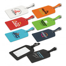 Load image into Gallery viewer, Custom Printed Aero Luggage Tag with Logo