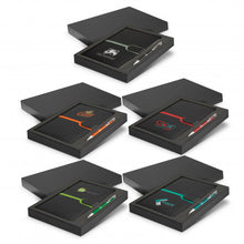 Load image into Gallery viewer, Custom Printed Andorra Notebook and Pen Gift Set with Logo
