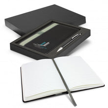 Load image into Gallery viewer, Custom Printed Prescott Notebook and Pen Gift Set with Logo