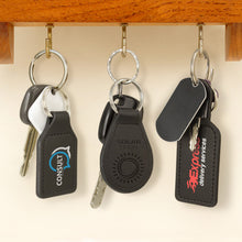 Load image into Gallery viewer, Custom Printed Prince Leather Key Ring - Square with Logo