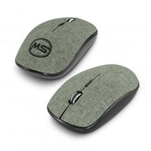 Load image into Gallery viewer, Custom Printed Greystone Wireless Travel Mouse with Logo