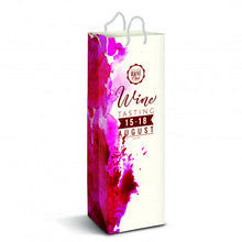 Load image into Gallery viewer, Laminated Paper Wine Bag - Full Colour
