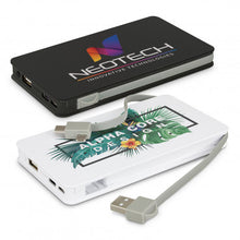 Load image into Gallery viewer, Custom Printed Jarvis 5k Wireless Charging Power Bank with Logo