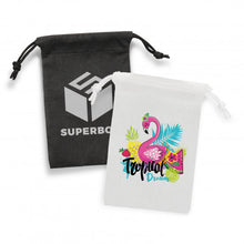 Load image into Gallery viewer, Custom Printed Drawstring Gift Bags Small with Logo