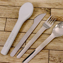 Load image into Gallery viewer, Custom Printed Travel Cutlery Set with Logo
