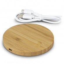 Load image into Gallery viewer, Vita Bamboo Wireless Charger - Round