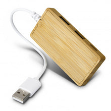 Load image into Gallery viewer, Bamboo USB Hub