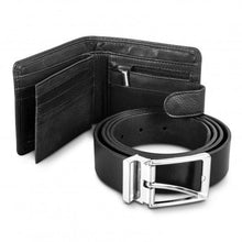 Load image into Gallery viewer, Pierre Cardin Leather Wallet Belt Gift Set