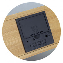 Load image into Gallery viewer, Bamboo Wireless Charging Clock