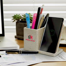Load image into Gallery viewer, Oaken Wireless Charger Desk Caddy